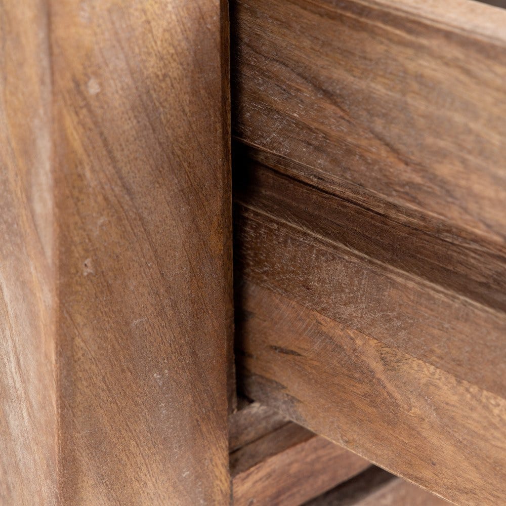 Aparador natural madera de mango salón 160 x 41 x 79 cm - Muebles Orencio -  Denzzo