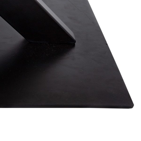 Mesa comedor natural-negro 180 x 90 x 76 cm