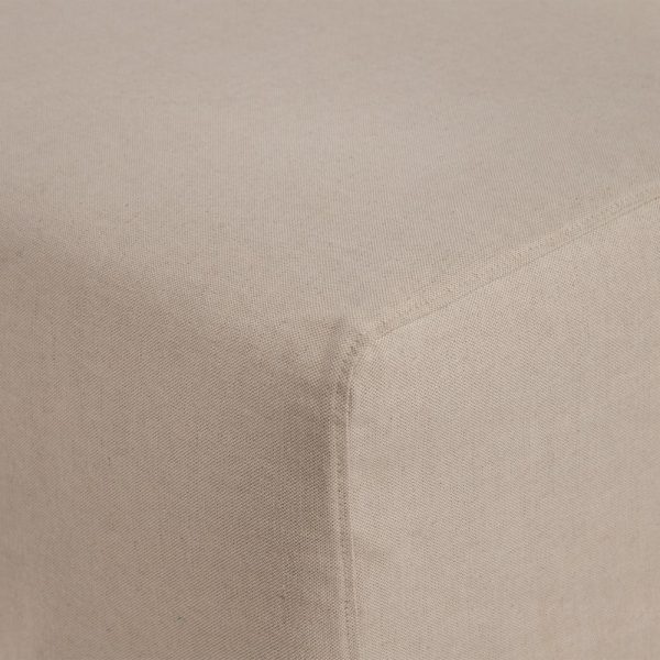 Sofá chaise longue beige tejido salón 249 x 160 x 73 cm