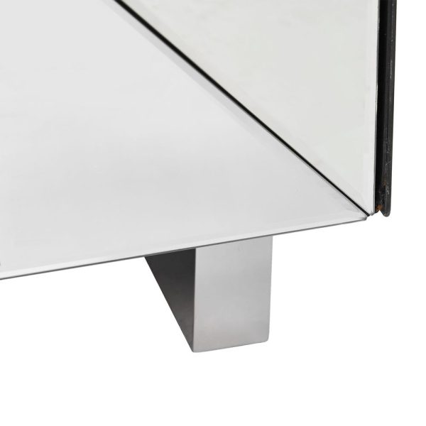 Aparador plata dm-espejo salón 180 x 48 x 90 cm