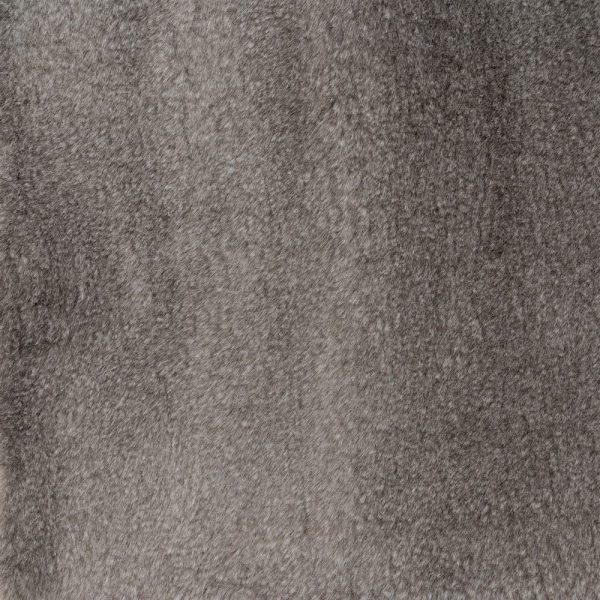 Alfombra gris pardo poliester 80 x 150 cm