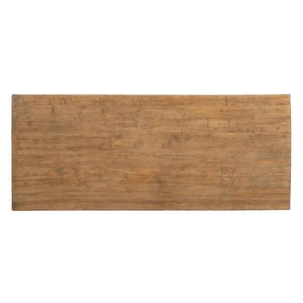 Mesa comedor natural madera de pino 244 x 102 x 76 cm
