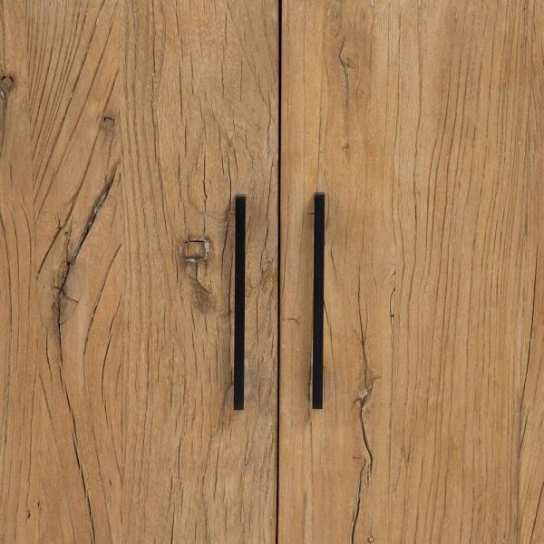 Aparador natural madera de olmo salón 254 x 40 x 66 cm