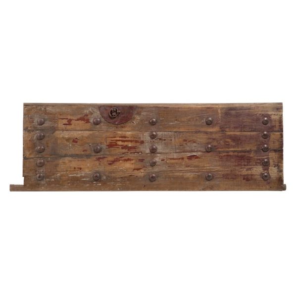 Mueble recibidor natural madera de olmo 180 x 60 x 76 cm