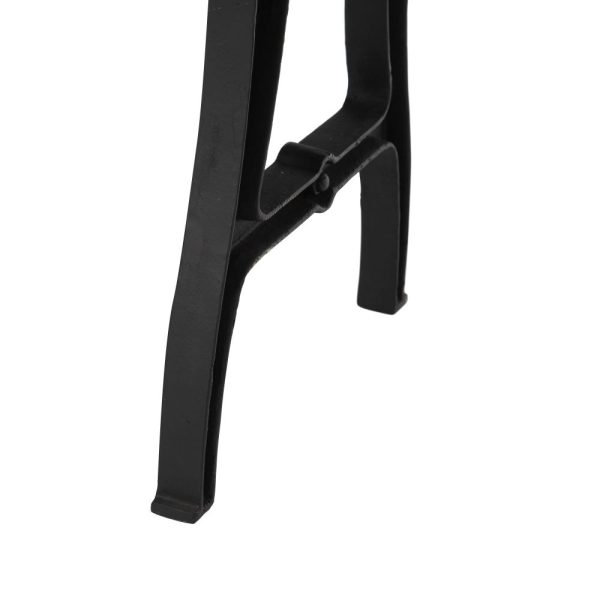 Mesa comedor natural-negro 220 x 90 x 76 cm