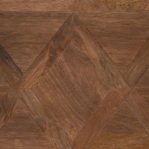 Mesita natural madera de mango 49 x 36 x 60 cm