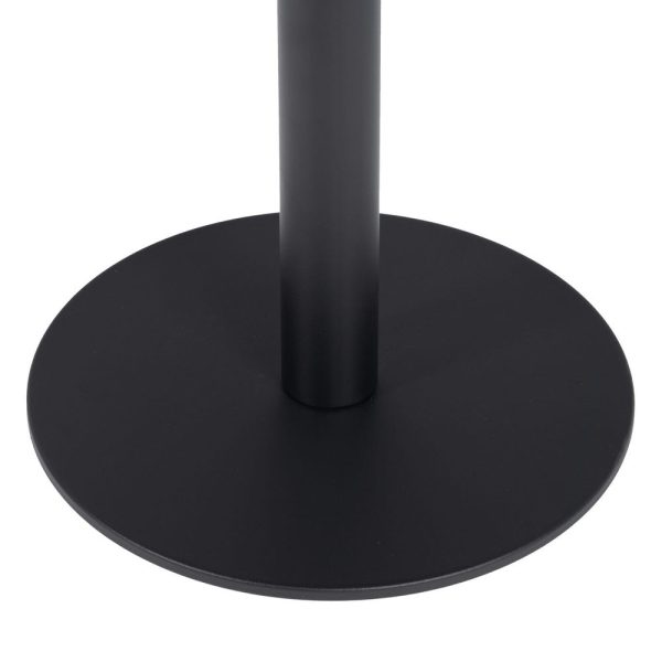 Mesa auxiliar negro cristal/metal 60 x 60 x 60 cm