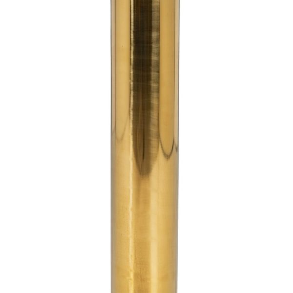 Mesa auxiliar negro-oro 60 x 60 x 60 cm