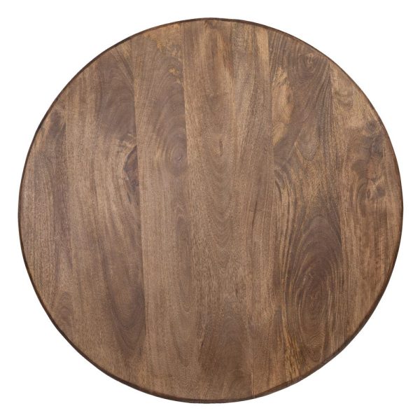 Mesa comedor natural madera de mango 100 x 100 x 76 cm