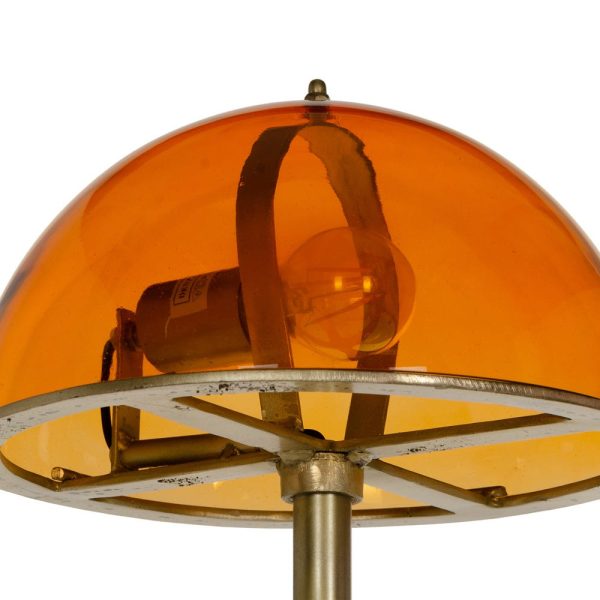 Lámpara suelo oro-champán 31 x 31 x 156 cm