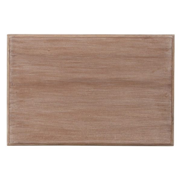 Mesa gris dm-madera salón 69 x 46 x 69 cm