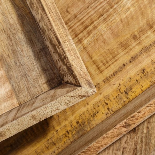 Mesa centro madera de mango 120 x 120 x 55 cm