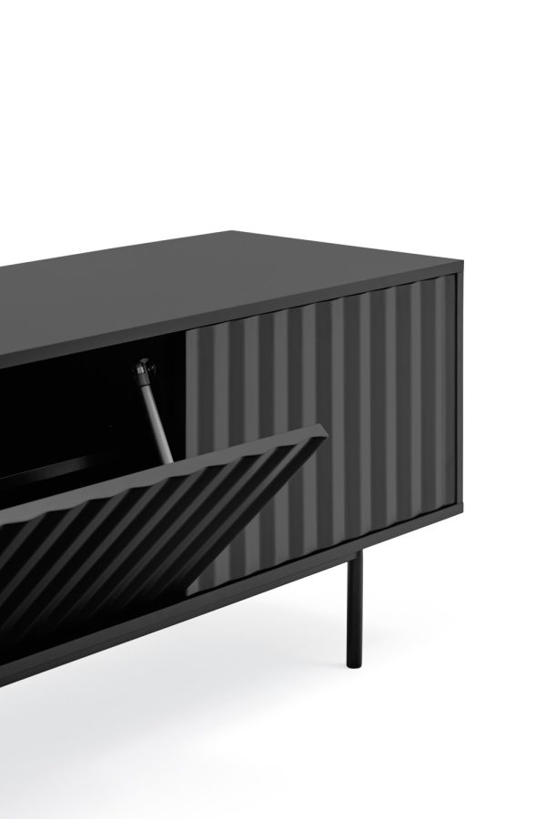 Mueble tv sierra 3p negro
