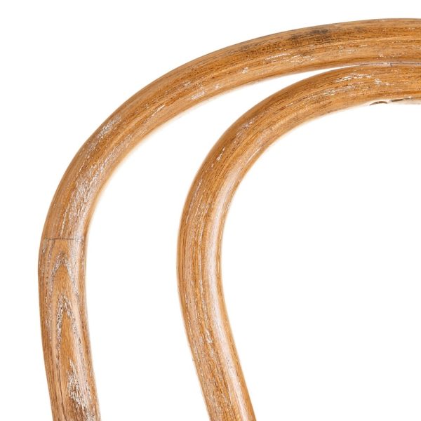 Silla natural madera de olmo 42 x 41 x 89 cm