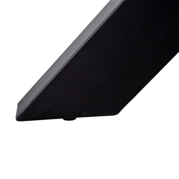 Mesa comedor natural-negro 150 x 150 x 76 cm