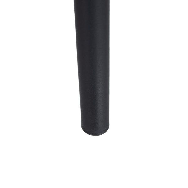 Silla gris oscuro polipropileno 44,50 x 52,50 x 90 cm