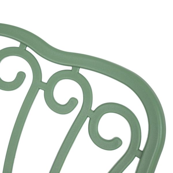 Silla verde menta polipropileno 44,50 x 52,50 x 90 cm