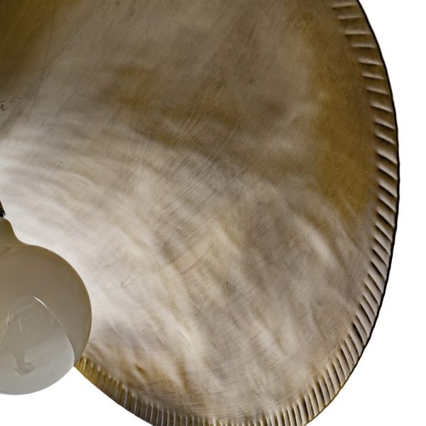 Lámpara techo oro viejo aluminio 82 x 36 x 35 cm