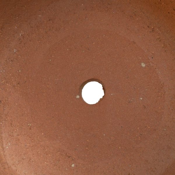 Taburete crema cerámica decoración 35 x 35 x 48 cm