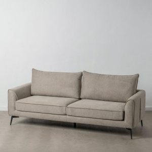 Sofá 3 plazas gris 260 x 105 x 84 cm - Muebles Orencio - Denzzo