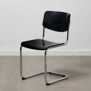 Silla Negro Metal/Abs Salón 43,50 X 50 X 83 Cm Silla Negro Metal/Abs Salón 43,50 X 50 X 83 Cm