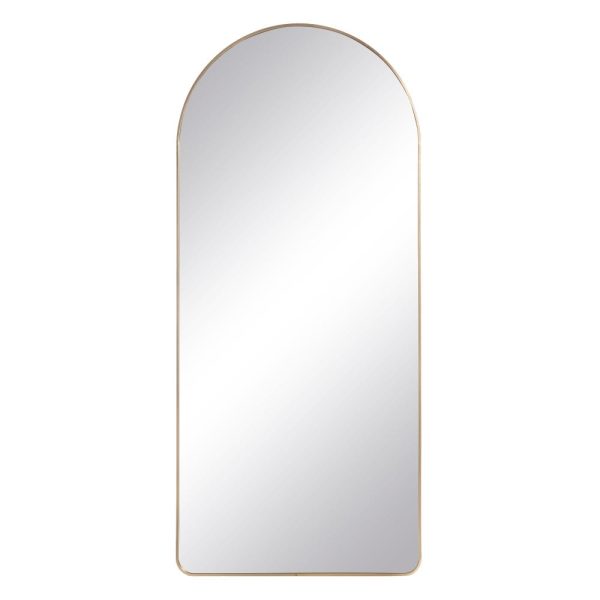 Espejo oro aluminio-cristal decoración 80 x 3 x 180 cm