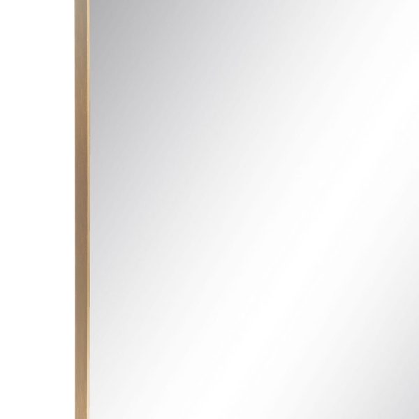 Espejo oro aluminio-cristal decoración 80 x 3 x 180 cm