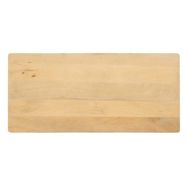 S/3 mesa centro natural madera de mango 110 x 50 x 45 cm