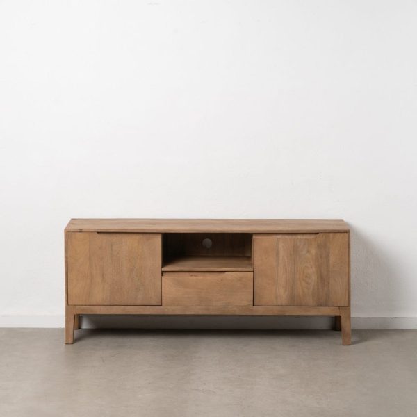 Mueble tv natural madera de mango salón 150 x 40 x 60 cm