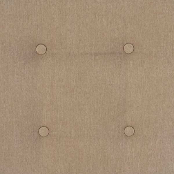 Cabecero beige tejido dormitorio 105 x 8 x 125 cm