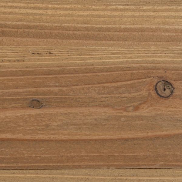 Mesa centro natural madera de pino salón 70 x 70 x 50 cm