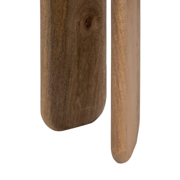 Consola natural-marrón madera de mango 115 x 35 x 76 cm