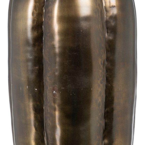 Lámpara Mesa Bronce Tejido-Metal 33 X 33 X 75 Cm