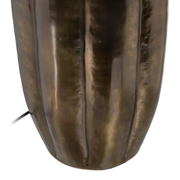 Lámpara Mesa Bronce Tejido-Metal 48,50 X 48,50 X 87 Cm