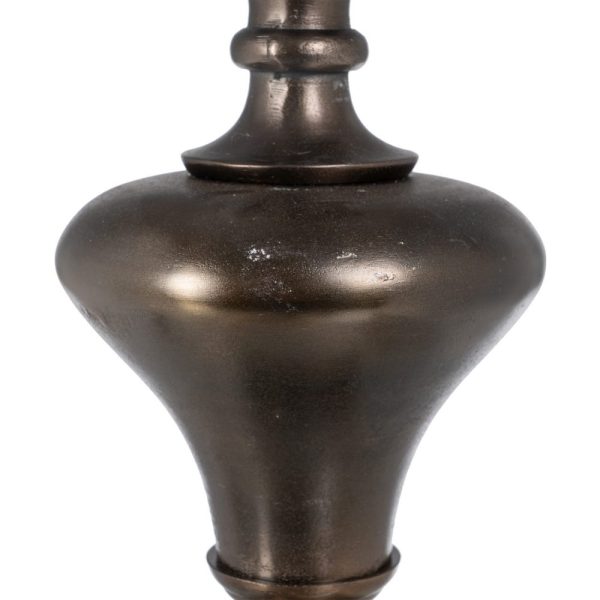 Lámpara Mesa Bronce Tejido-Metal 38 X 38 X 79 Cm