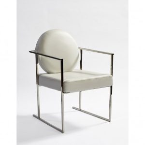 Sillon acero tapizado