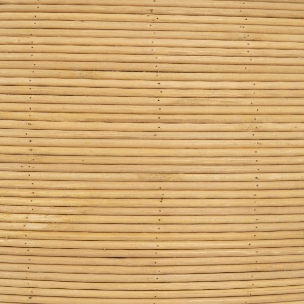 Mesa auxiliar natural bambú salón 38 x 38 x 39 cm