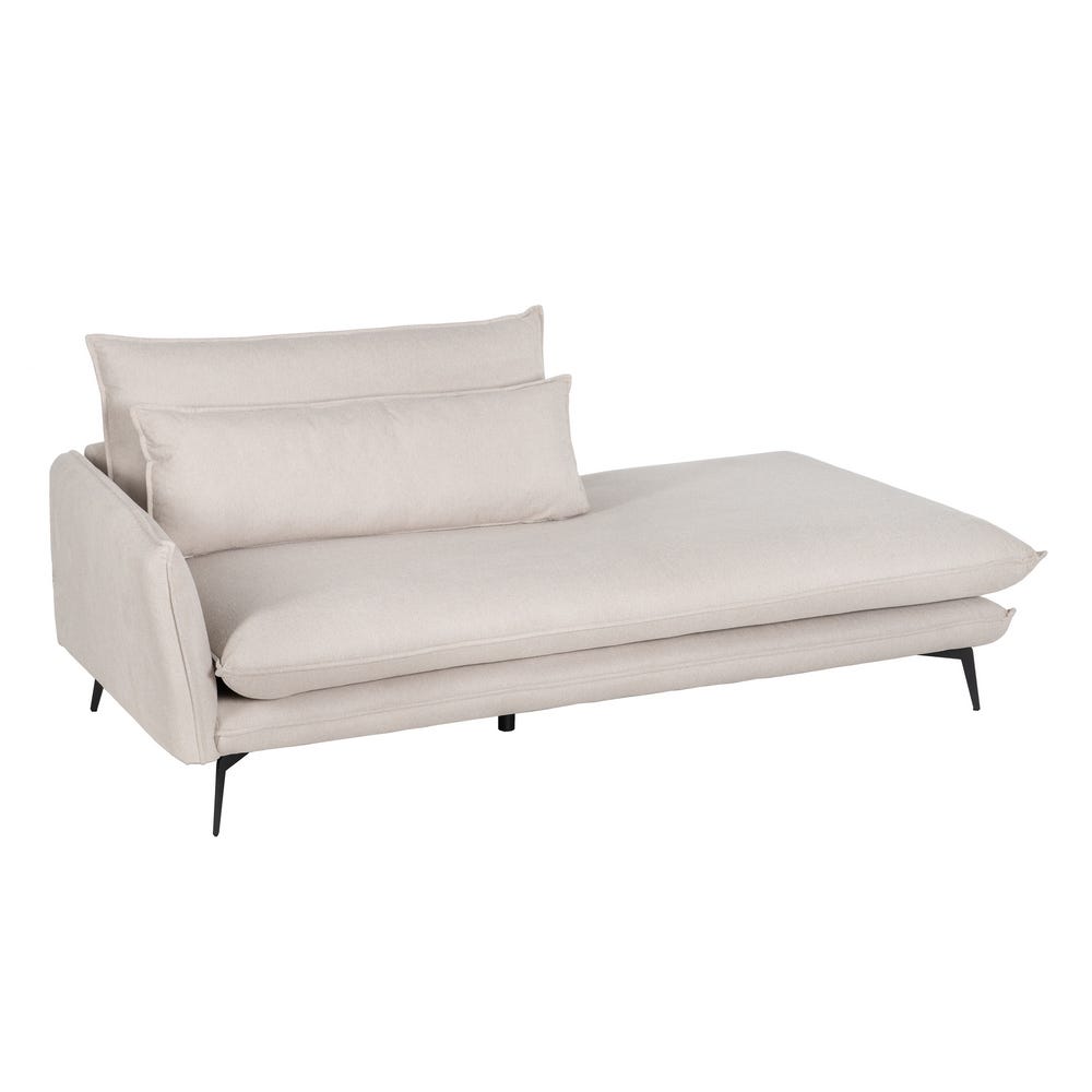 Sofá Chaise Longue Izquierda Crema 290 X 183 X 90 Cm - Muebles Orencio -  Ixia