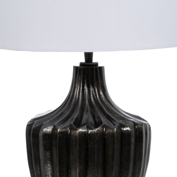 Lámpara mesa cobre metal iluminación 35 x 35 x 52 c