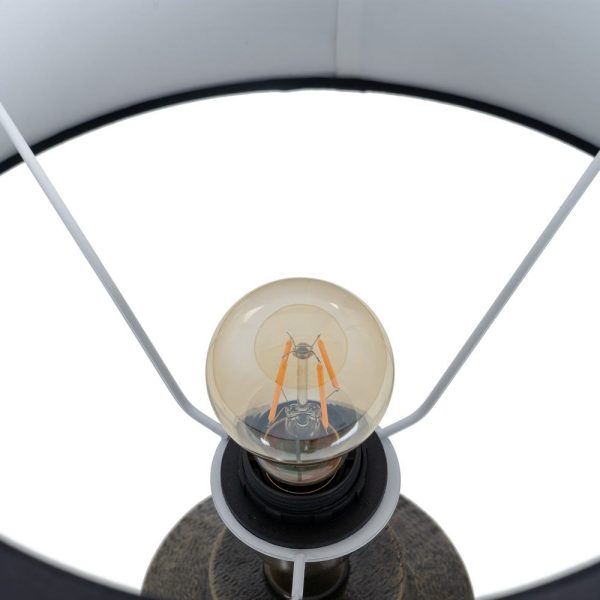 Lámpara mesa cobre metal iluminación 38 x 38 x 66 cm