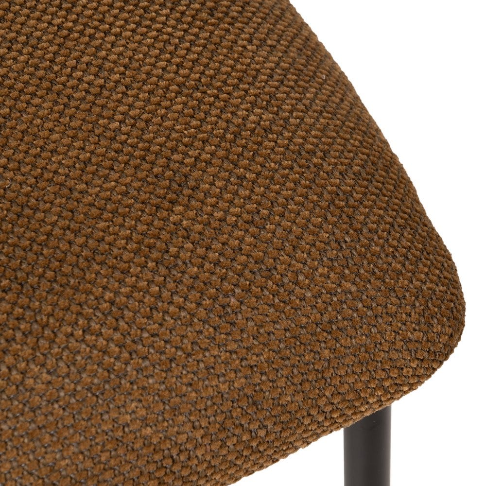 Silla Marrón Tejido-Metal Salón 50 X 54 X 73,50 Cm Silla Marrón Tejido-Metal Salón 50 X 54 X 73,50 Cm
