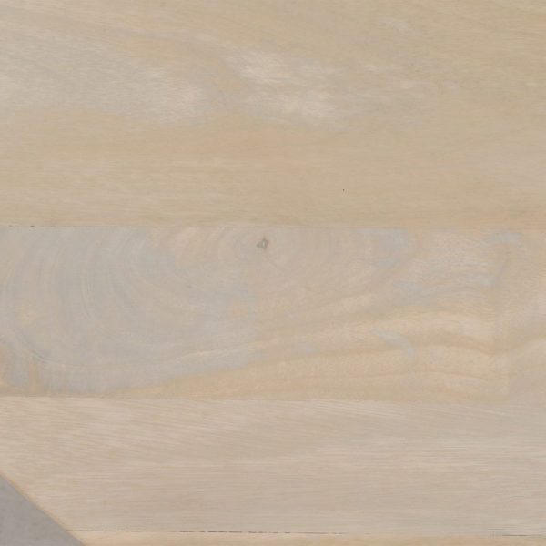Mesa centro blanco madera de mango salón 107 x 71 x 38 cm