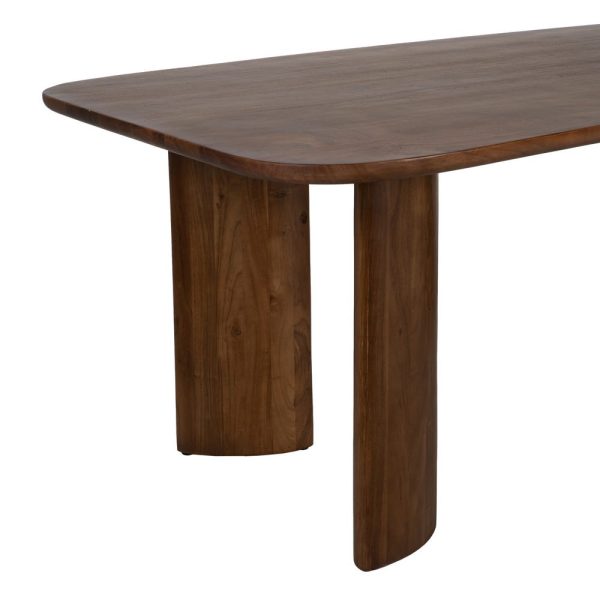 Mesa comedor marrón madera de mango 200 x 100 x 76 cm