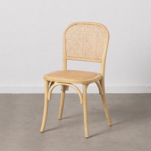 Silla Natural Madera De Olmo Salón 45 X 42 X 86 Cm