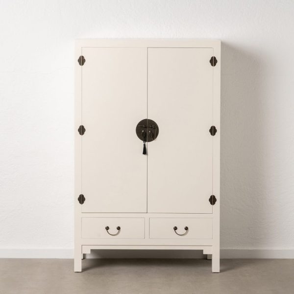 Armario blanco madera ”oriente” 100 x 45 x 160 cm