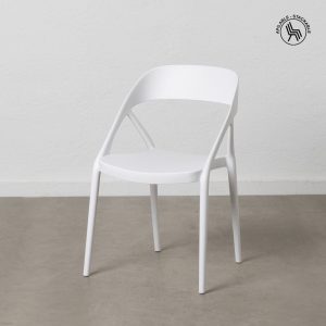 Silla Blanco Polipropileno Salón 54 X 51 X 81 Cm Silla Blanco Polipropileno Salón 54 X 51 X 81 Cm