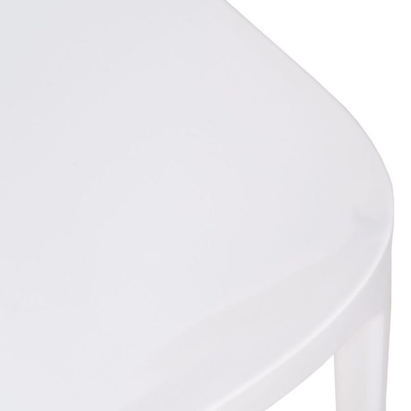 Silla blanco polipropileno salón 48 x 50 x 80 cm