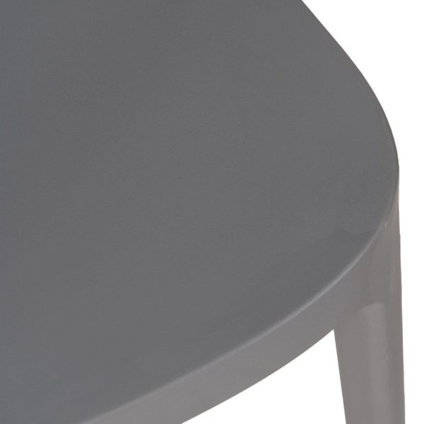 Silla gris polipropileno salón 48 x 50 x 80 cm