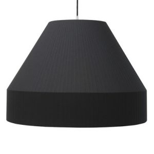 Lámpara taped  loneta negra encintada c/ instalaci