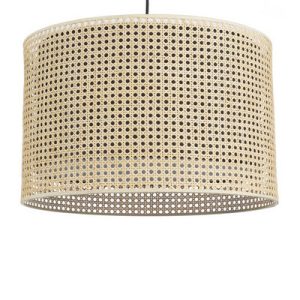 Lámpara doble cilinder rafia exterior y cotonet 42